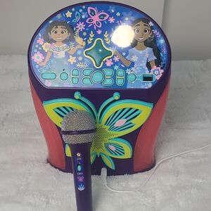 Disney Singing Machine with Microphone - Purple and Red
